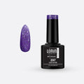 Lorin Gel Lacquer Ημιμόνιμο Βερνίκι 8ml. #297 (Lilac Glitter)