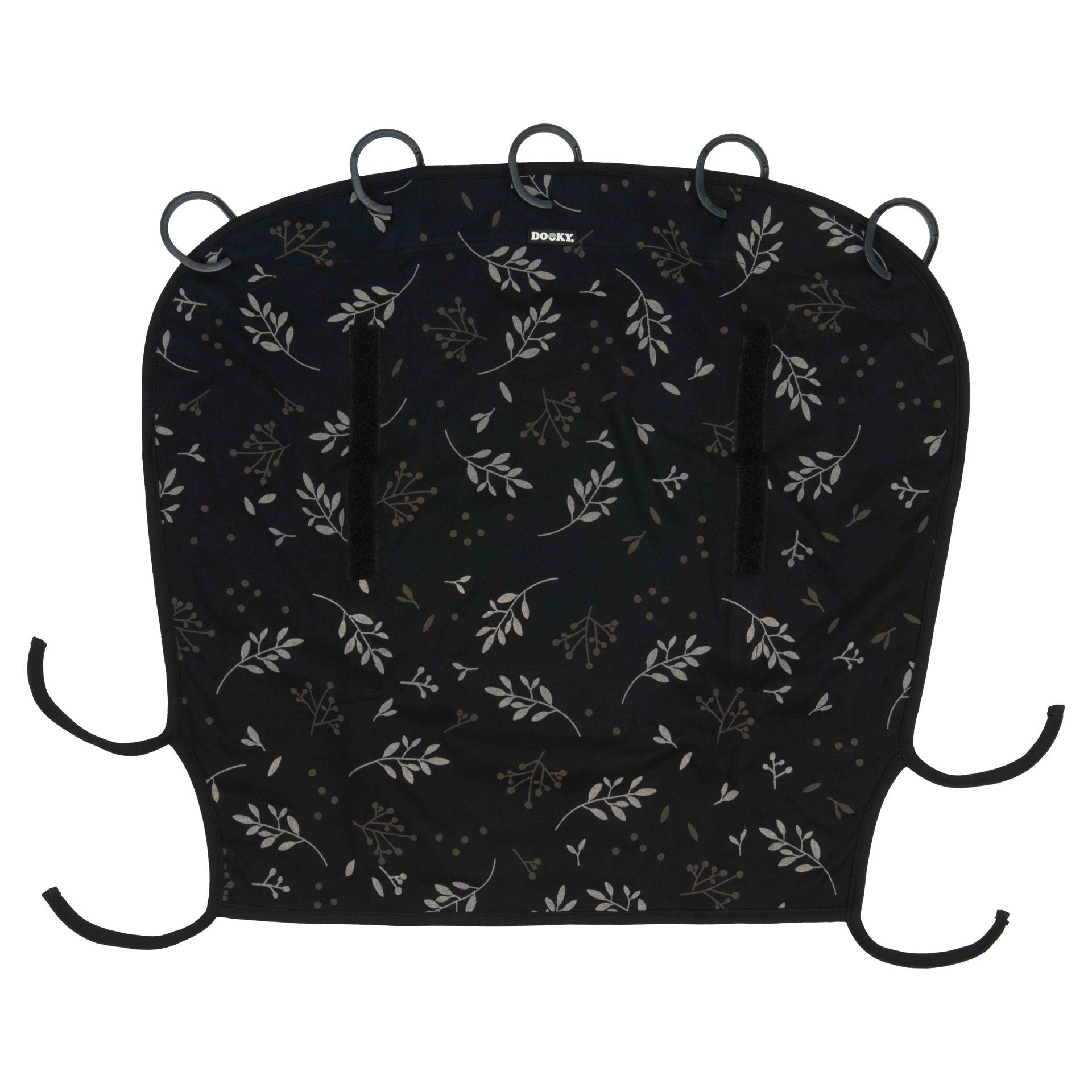 Dooky Ηλιοπροστασία καροτσιού UPF50+ Romantic Leaves Black DK-126711