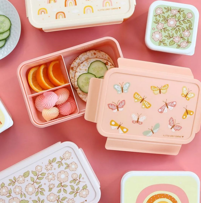 A little lovely company Δοχείο φαγητού Bento Lunch box Butterflies BBBUPI67