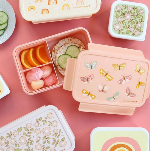 A little lovely company Δοχείο φαγητού Bento Lunch box Butterflies BBBUPI67