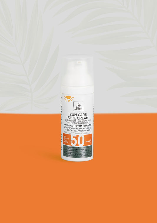 4care Αντηλιακή Κρέμα Προσώπου SPF50 4care