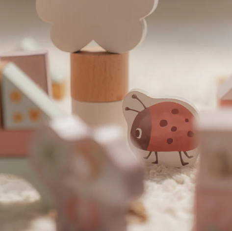 Little Dutch Σετ ξύλινα τουβλάκια Fairy Garden FSC  LD7345