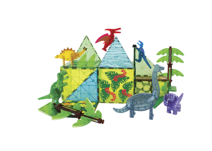 Magna-Tiles Μαγνητικό Παιχνίδι Δεινόσαυροι XL 50 κομματιών 3+ Ετών