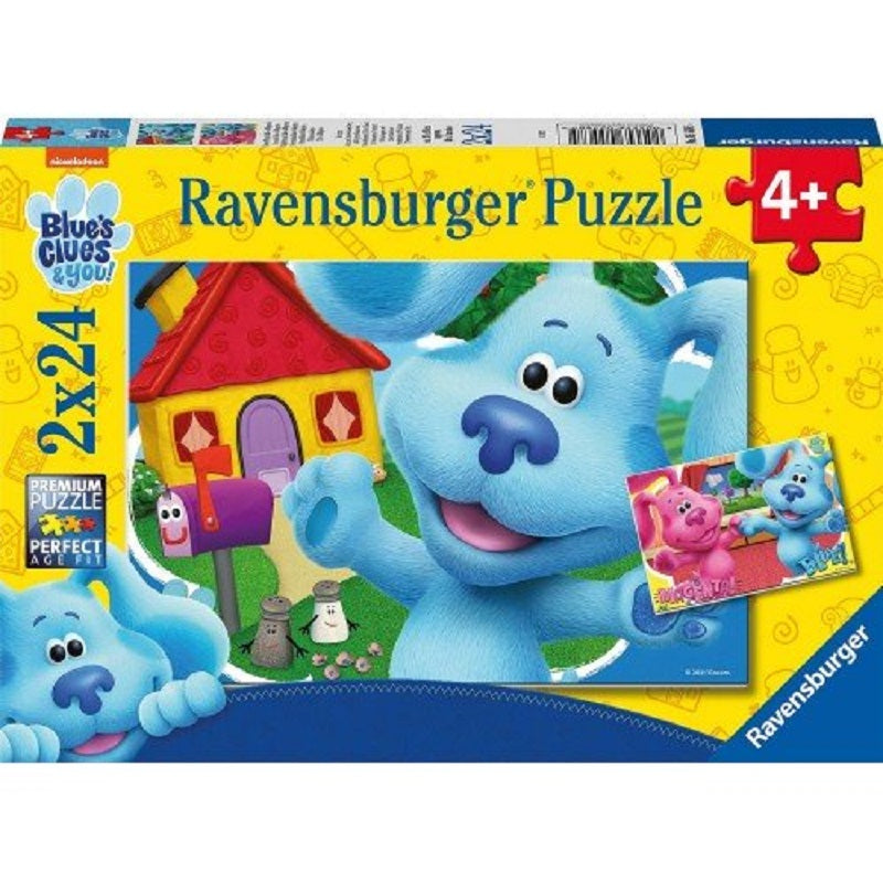 Ravensburger παζλ 2×24 τεμ. τα στοιχεία της μπλου 05568
