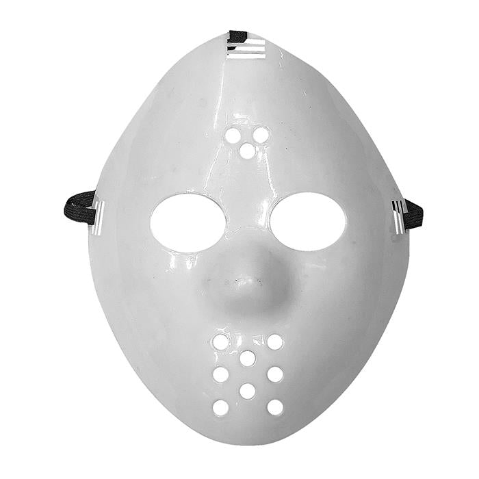 Μάσκα Τρελού Λευκή με Τρύπες (Jason)