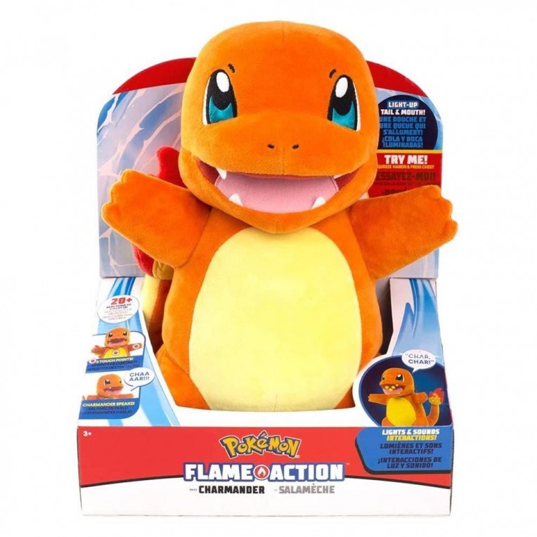 Pokemon Λούτρινο 25cm Με Ήχο Και Φως (2 Σχέδια) (JW000025)