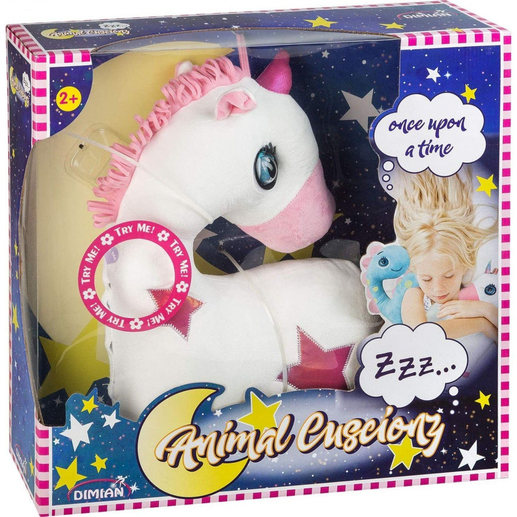 Just Toys Dimian Dimian Cuddly Annimal Cuscionz Με 3 Ιστορίες Στα Ελληνικά 45 Cm (BD2011)