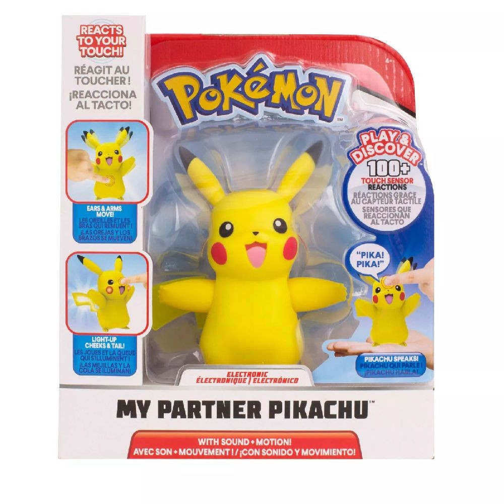 Pokemon Φιγούρα Pikachu Με Ήχο Και Φως (JW097759)