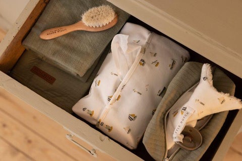Little Dutch Υφασμάτινη θήκη για μωρομάντηλα Sailors Bay White LD30321690