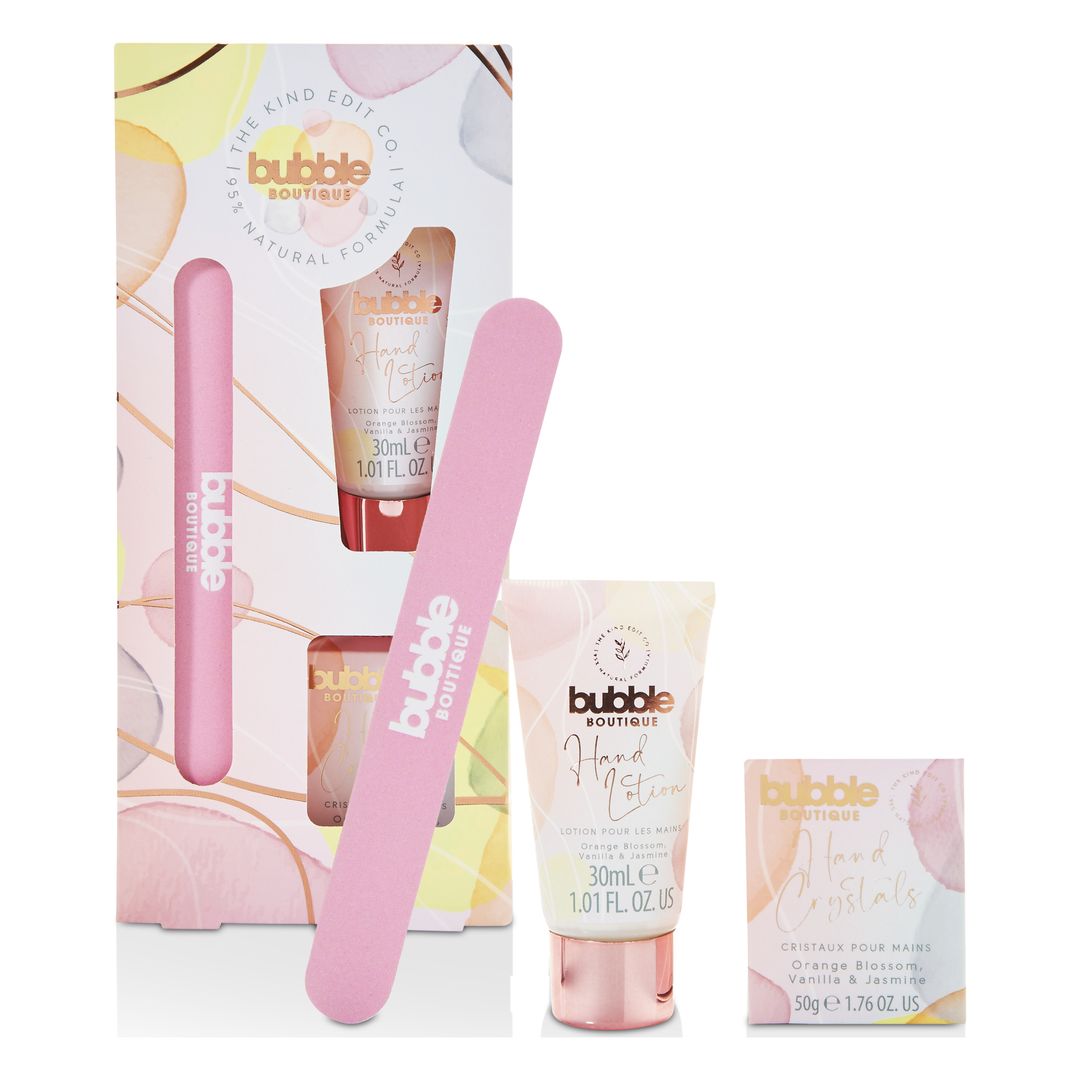 Sunkissed | The Kind Edit Co. Bubble Boutique Hand Care Set (80ml) | SU30333