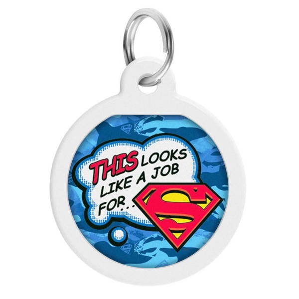Wau Dog Smart ID "Job For Superman" - Μεταλλική Ταυτότητα Με QR Code 25mm