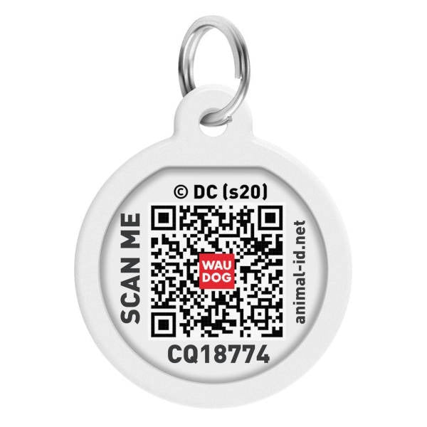 Wau Dog Smart ID "Job For Superman" - Μεταλλική Ταυτότητα Με QR Code 25mm