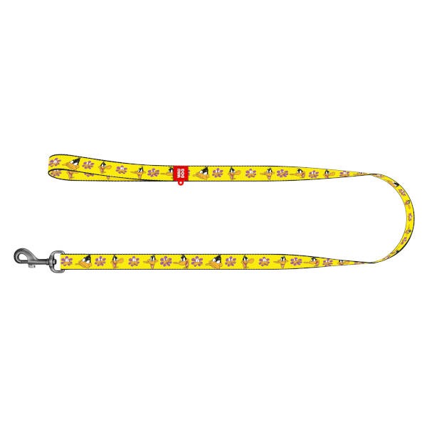Looney Tunes Leash "Daffy Duck" Yellow - Οδηγός Σκύλου Medium : 2x122cm