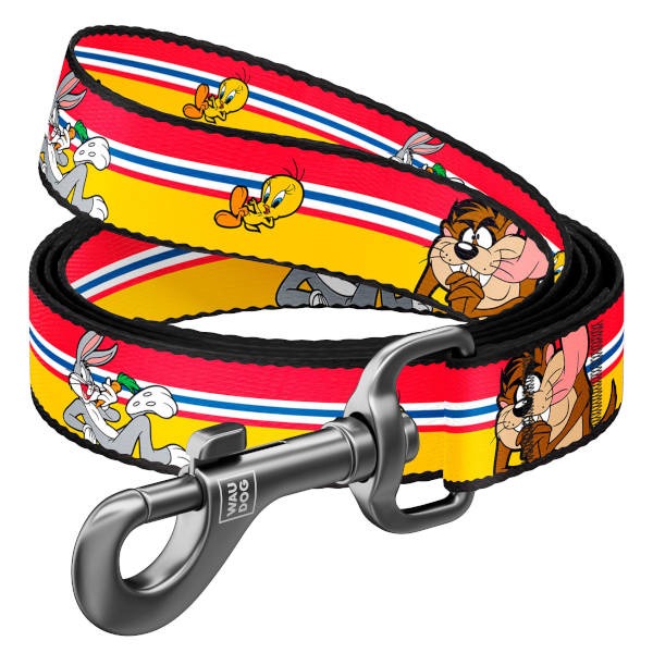 Looney Tunes Leash Yellow - Οδηγός Σκύλου Medium : 2x122cm