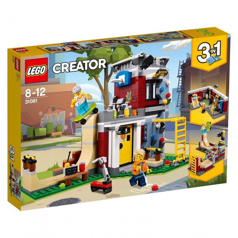 LEGO Creator Επεκτάσιμο Σπίτι Για Σκέιτ 31081