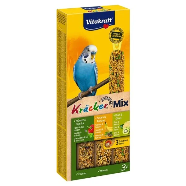 Vitakraft Kracker Trio Για Παπαγαλάκια