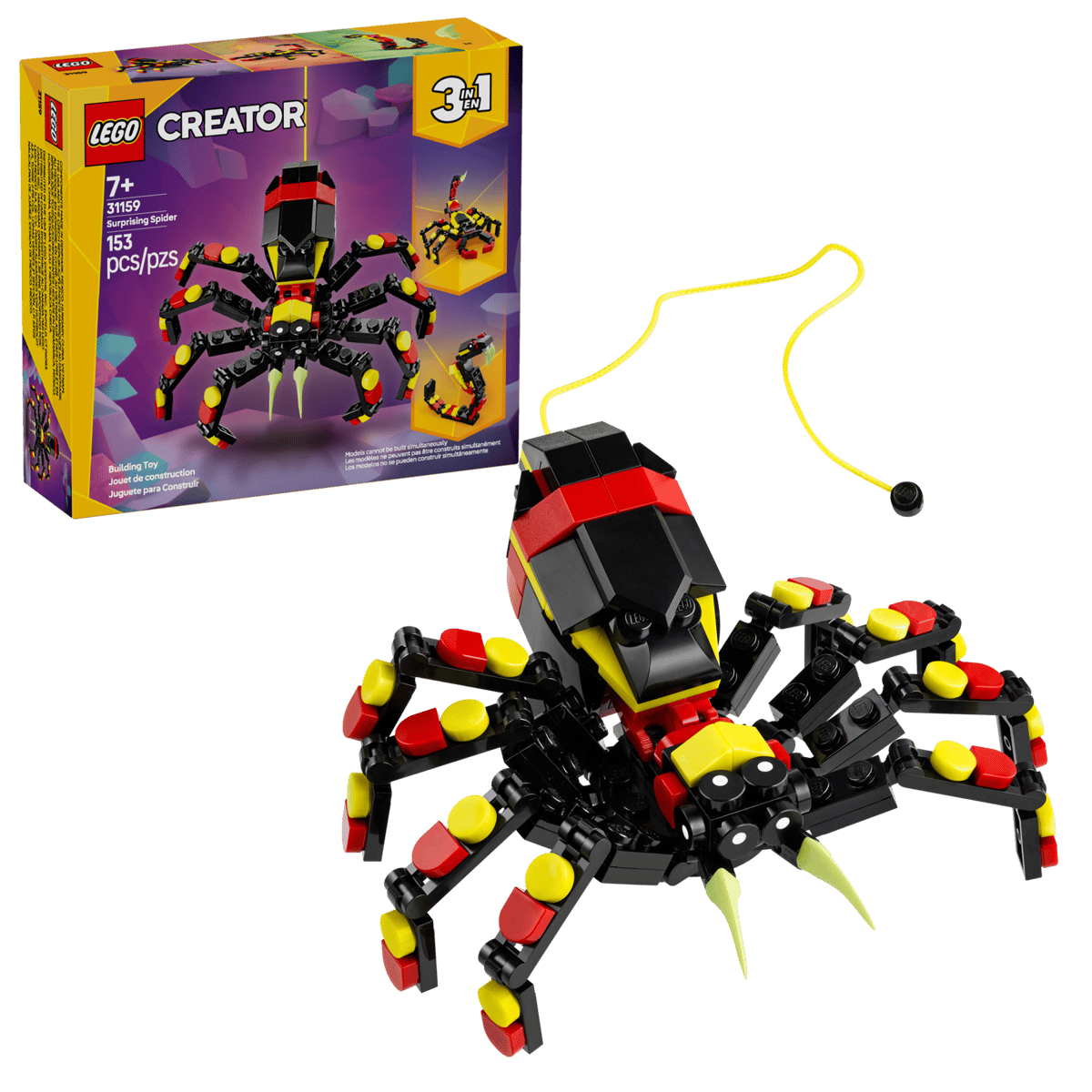 LEGO 31159 – Άγρια Ζώα: Εντυπωσιακή Αράχνη