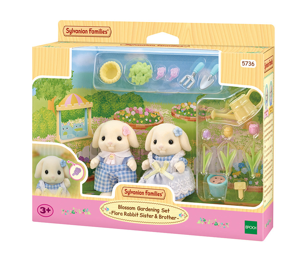 THE SYLVANIAN FAMILIES FLORA RABBIT BLOSSOM GARDENING SET (#5736)