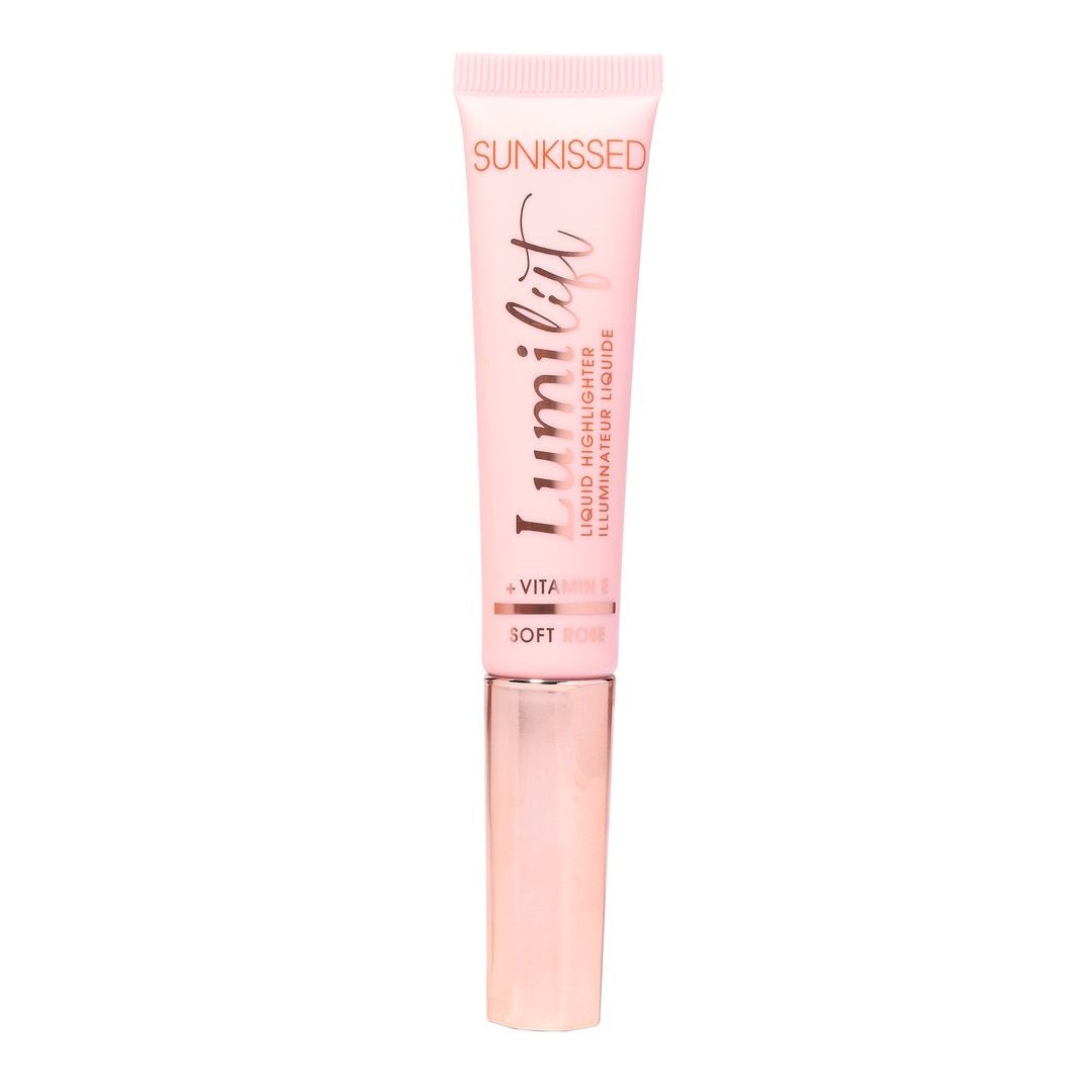 Sunkissed | Lumi Lift Liquid Highlighter | Soft Rose Shade | Illuminating & Lifting Effect (15ml) | SU31687SR