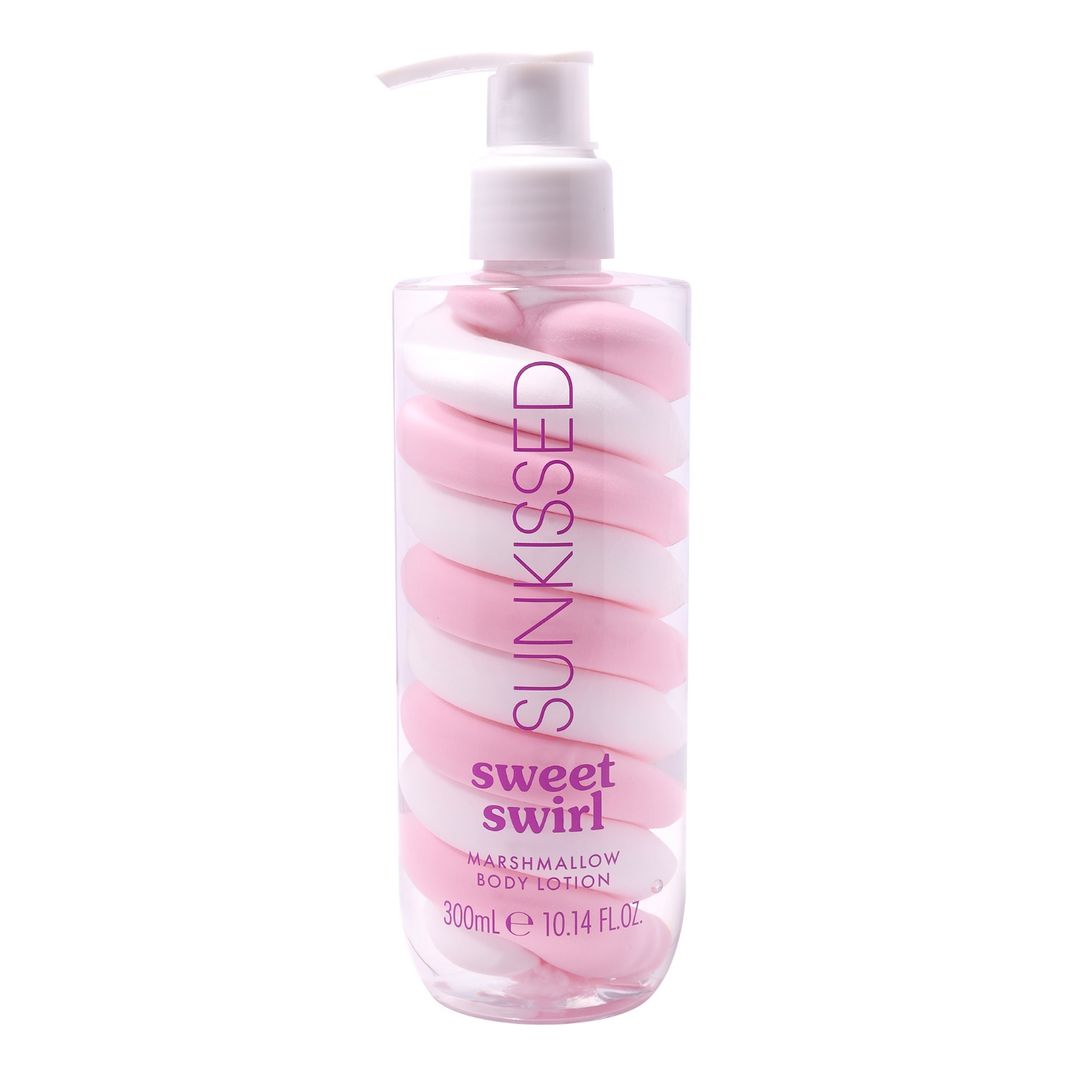 Sunkissed | Sweet Swirl Marshmallow Body Lotion | Hydrating & Vegan Formula 300ml | SU32146