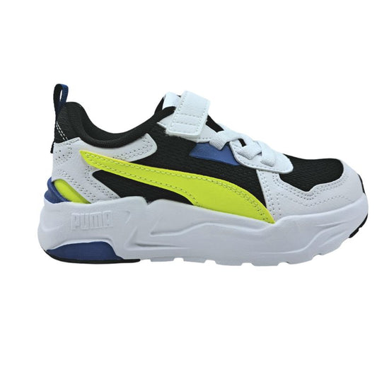 Puma Trinity Lite AC+PS 391480 14 Αθλητικό για αγόρι σε συνθετικό δέρμα και ύφασμα Μαύρο-Λευκό Πολύχρωμο