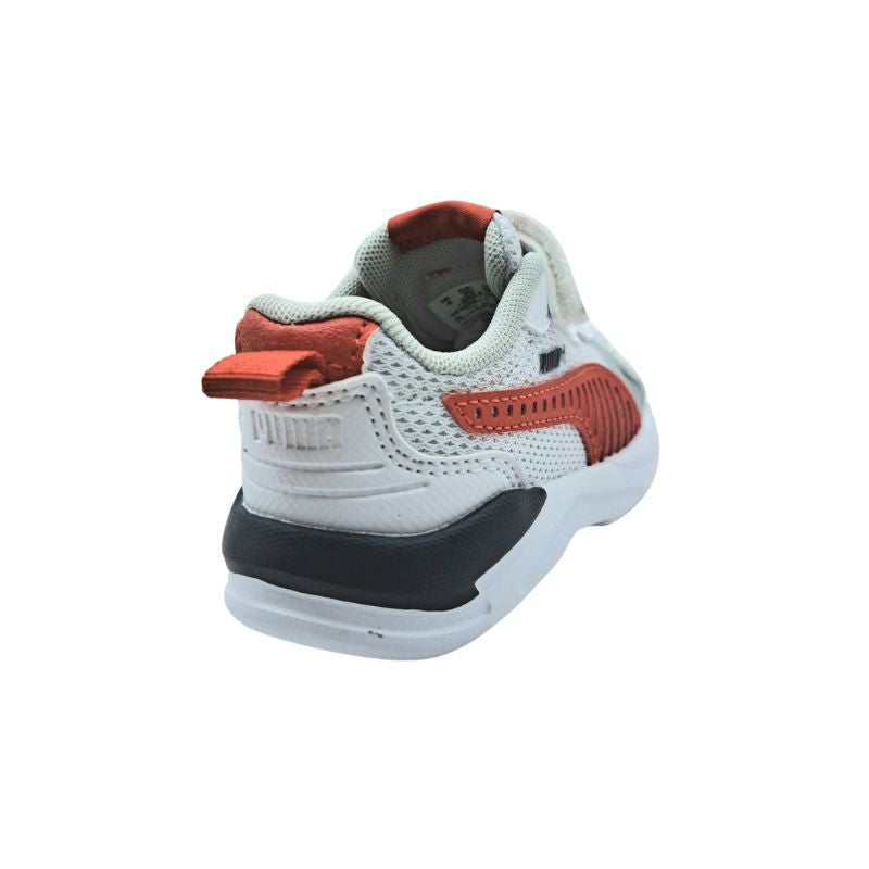 Puma X-Ray 3LT AC+Inf 401495 01 Αθλητικό Sneaker για αγόρι σε συνθετικό δέρμα και ύφασμα Λευκό-Πολύχρωμο