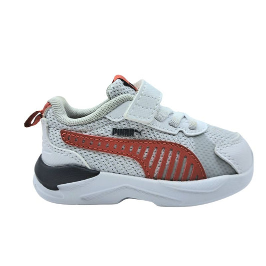 Puma X-Ray 3LT AC+Inf 401495 01 Αθλητικό Sneaker για αγόρι σε συνθετικό δέρμα και ύφασμα Λευκό-Πολύχρωμο