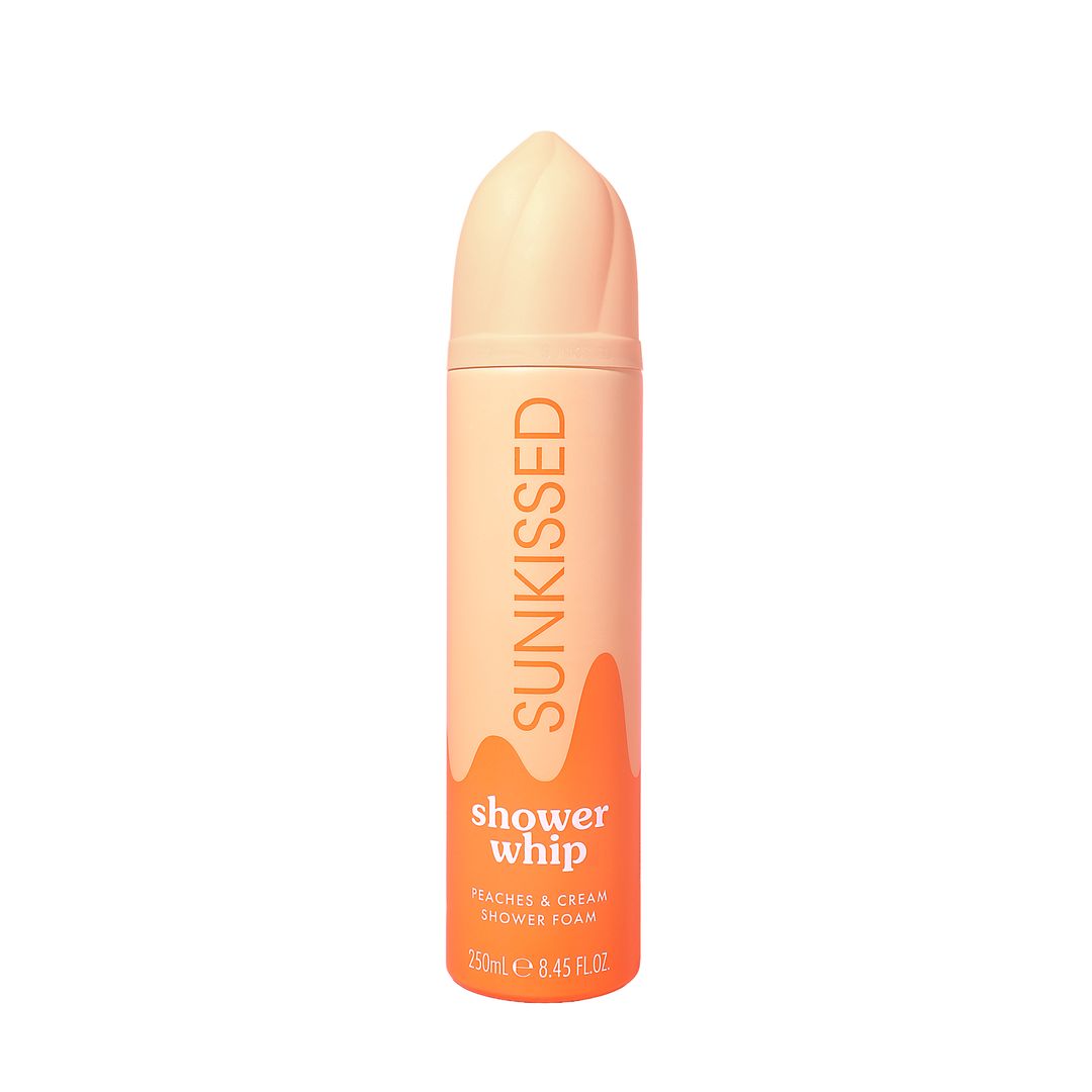 Sunkissed | Peaches & Cream | Shower Whip Shower Foam 250ml | Creamy Fruity Cleanse | SU32465