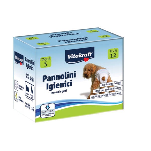 Vitakraft Πάνα βρακάκι 12τμχ - Small 2-6Kg