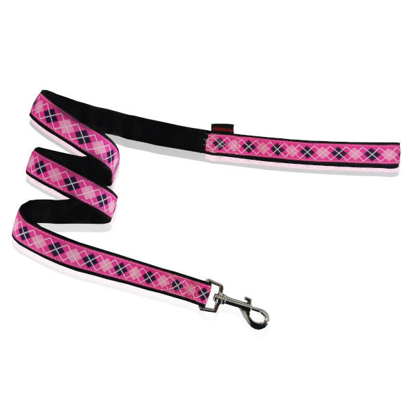 Οδηγός Σκύλου Ροζ Romb Line Leash 1,5x120cm