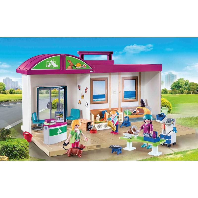 Playmobil Κτηνιατρική Κλινική-Βαλιτσάκι 70146