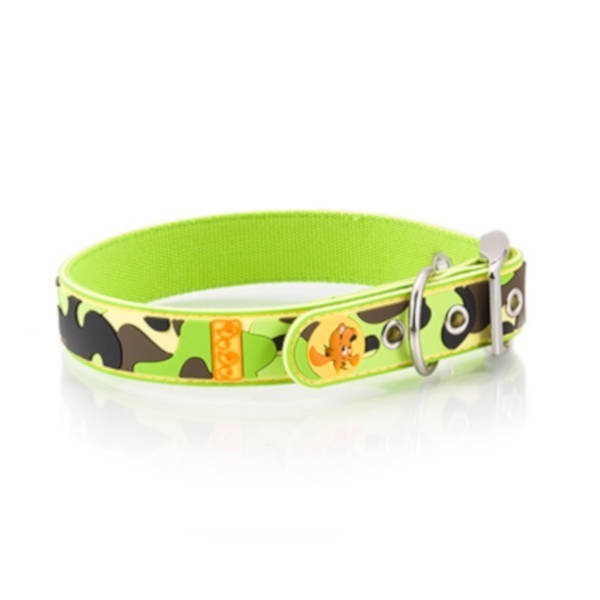 Περιλαίμιο Σκύλου "Camo Line" Πράσινο 1,5x25-30cm