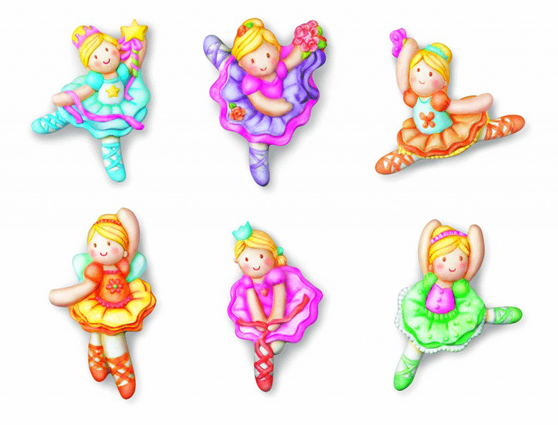 4M Κατασκευή Μπαλαρίνες Μαγνητάκια/Καρφίτσα 3527