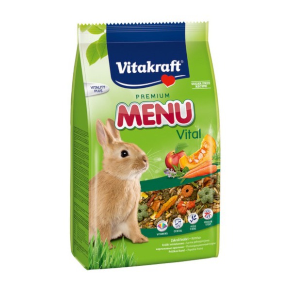 Vitakraft Menu Vital Life - Premium Τροφή Για Κουνέλια 1Kg