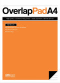 SALKO PAPPER OVERLAP PAD A4 ΜΠΛΟΚ ΡΙΓΕ 50 ΦΥΛΛΑ