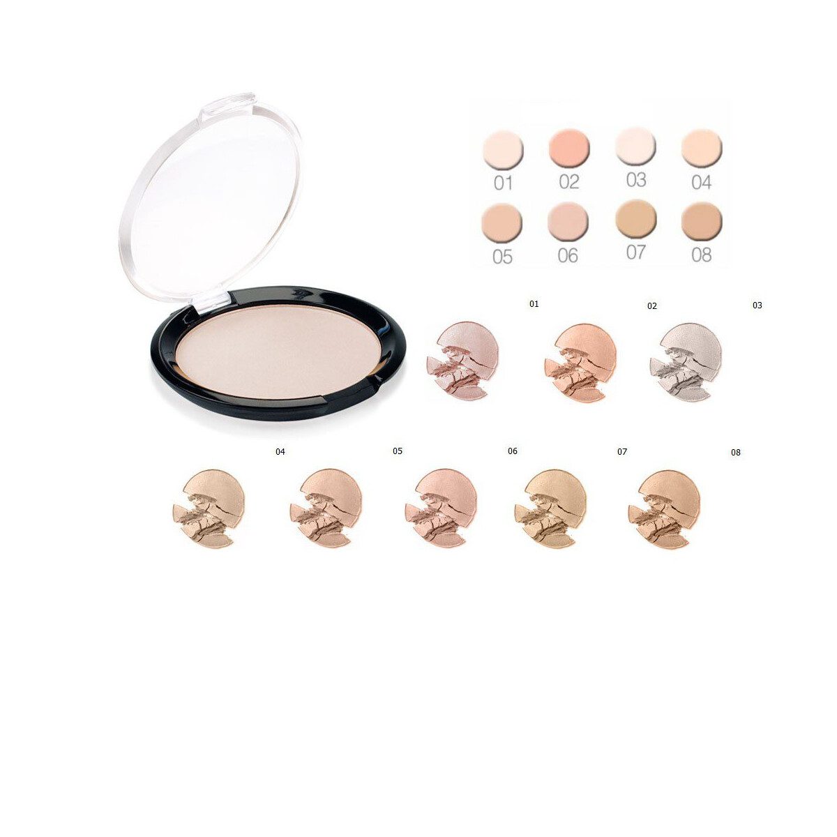 Golden Rose Silky Touch Compact Powder 04