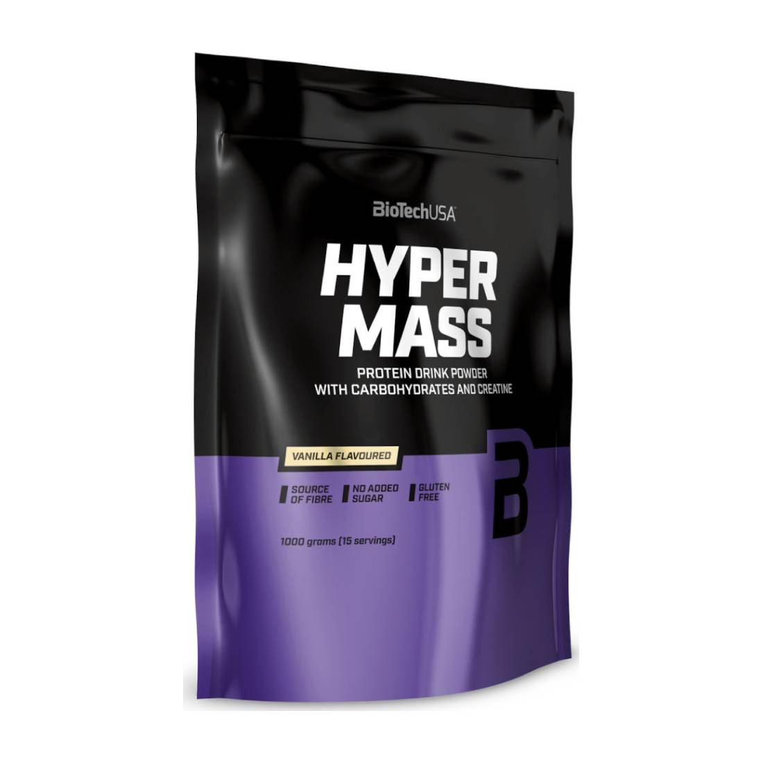 Biotech USA Hyper Mass Drink Powder With Carbohydrates & Creatine Χωρίς Γλουτένη 1kg Vanilla