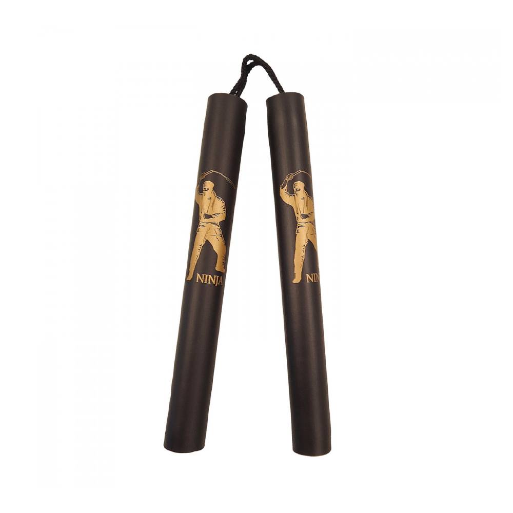 Nunchaku Σκοινί Αφρολέξ Μαύρο Νίντζα