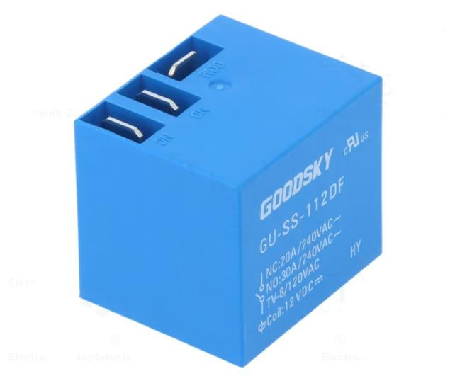 ΡΕΛΕ 12V DC 1 ΕΠΑΦΗΣ 30A GU-SS-112DF