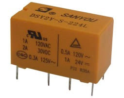 ΡΕΛΕ 24V DC 2 ΕΠΑΦΩΝ 1A DSY2Y S224L