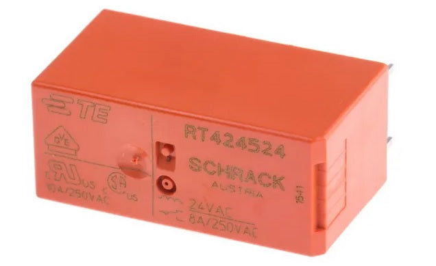 ΡΕΛΕ 24V AC 2 EΠΑΦΩΝ 8A RT 424524