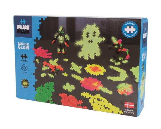 Plus plus τουβλάκια – Basic 360 “Glow in the dark”