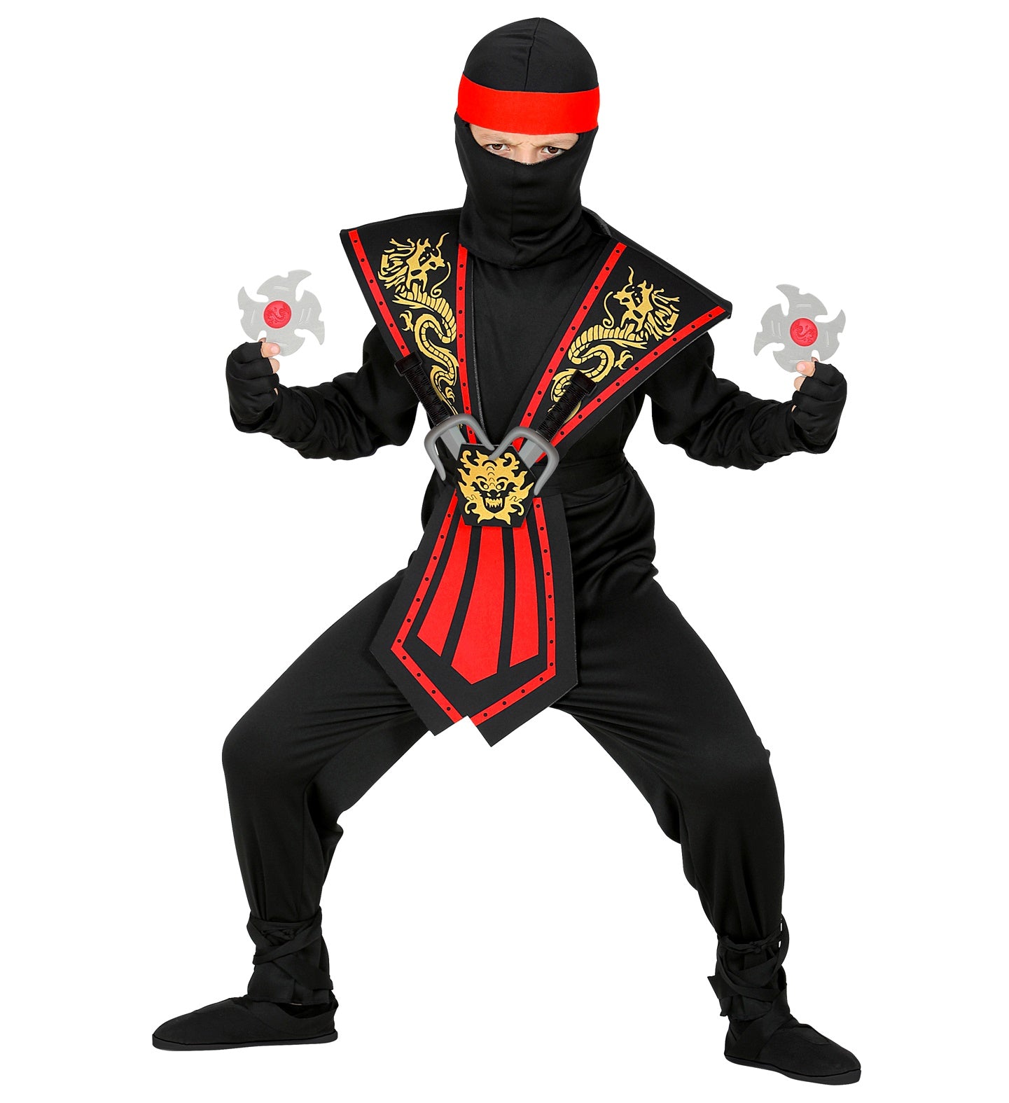 Red Kombat Ninja Αποκριάτικη Στολή