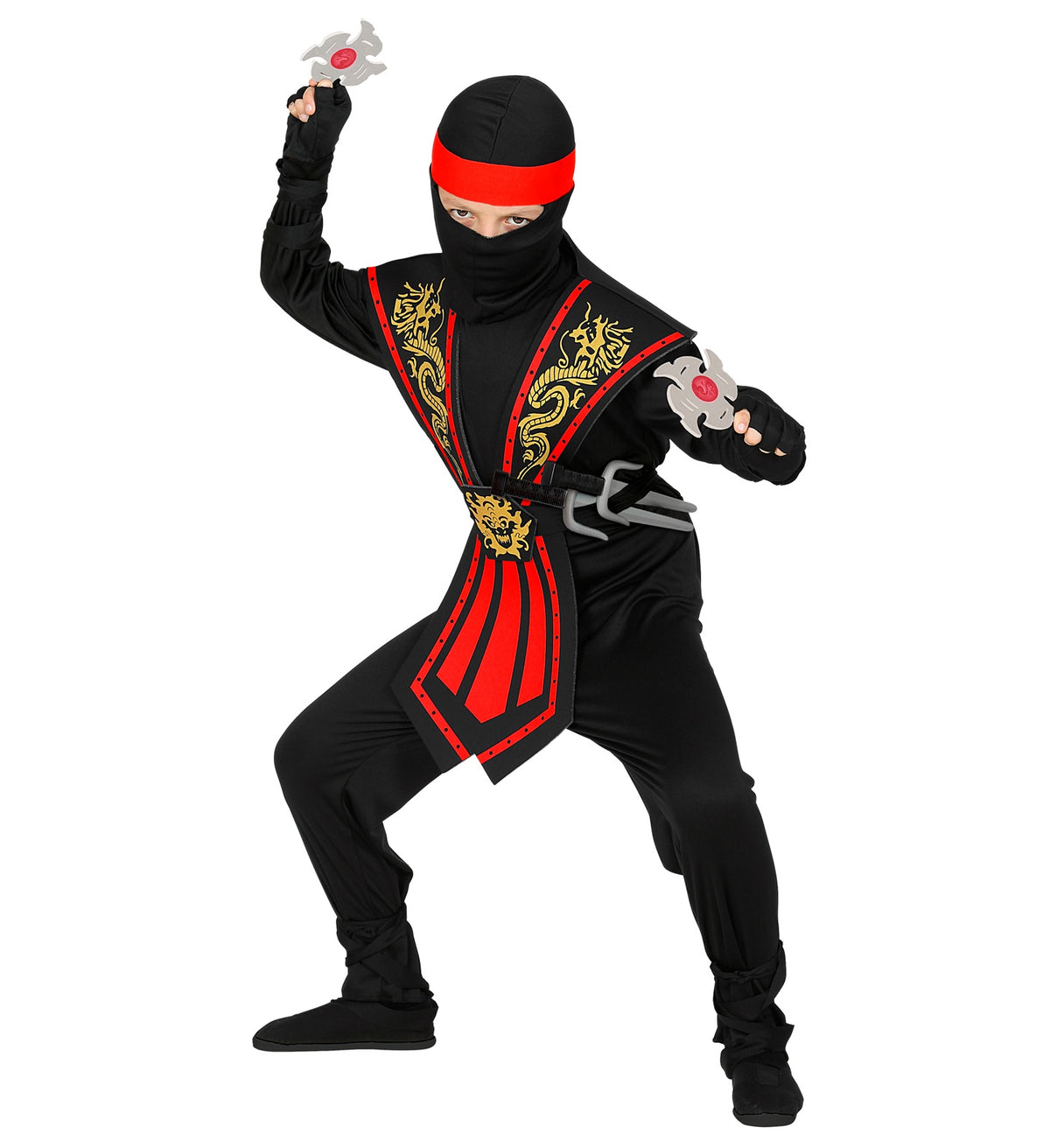 Red Kombat Ninja Αποκριάτικη Στολή