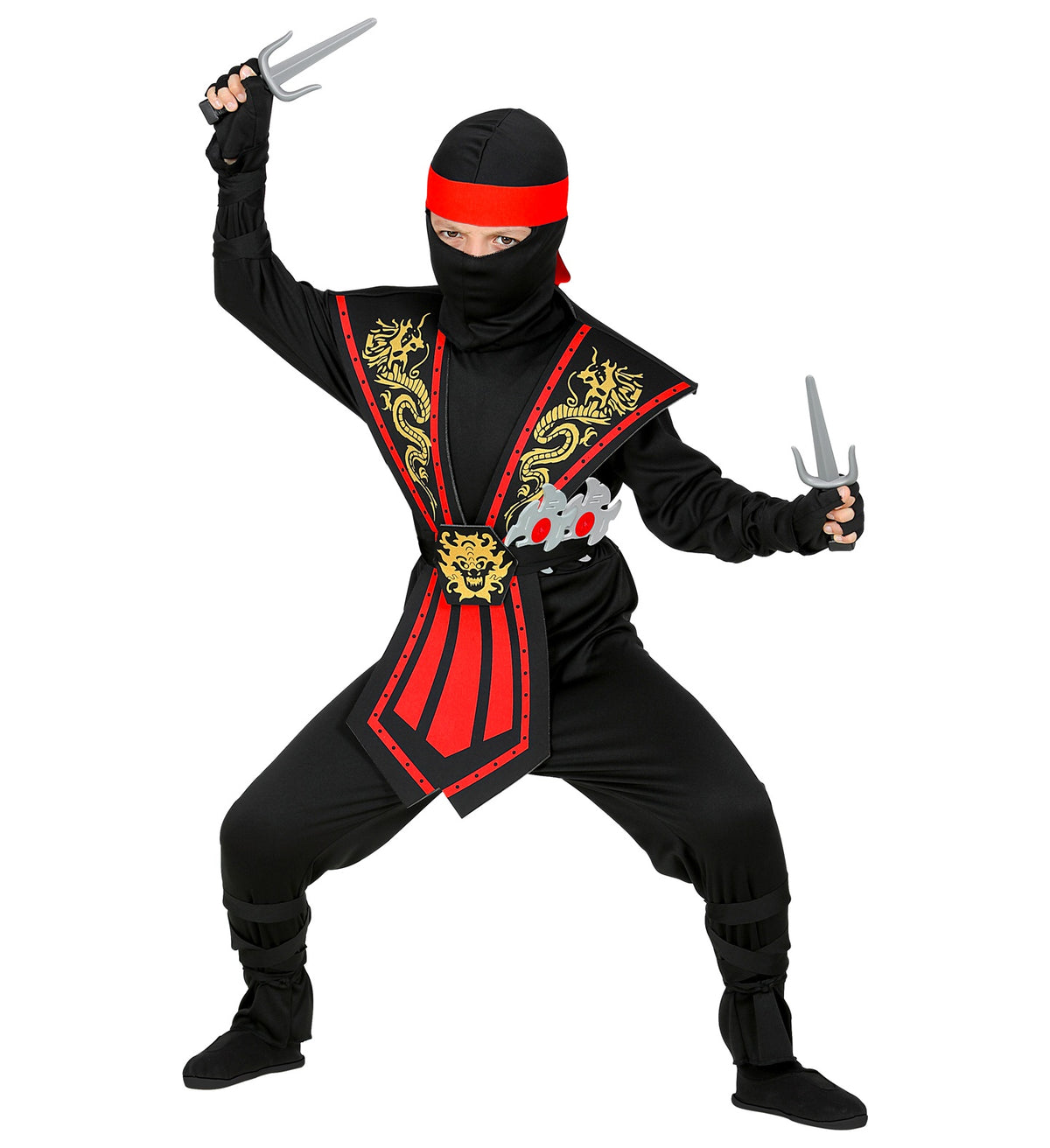 Red Kombat Ninja Αποκριάτικη Στολή