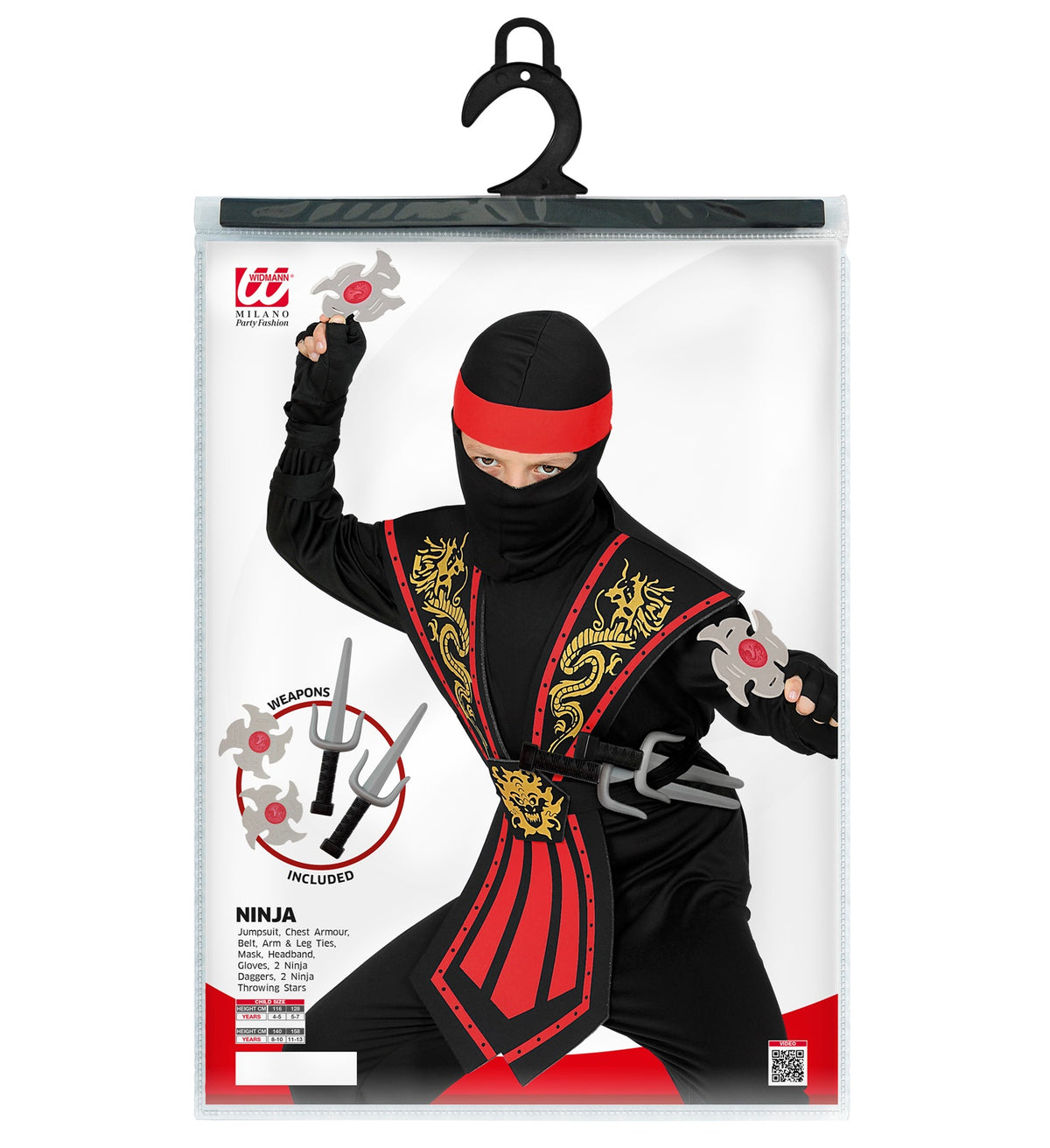 Red Kombat Ninja Αποκριάτικη Στολή