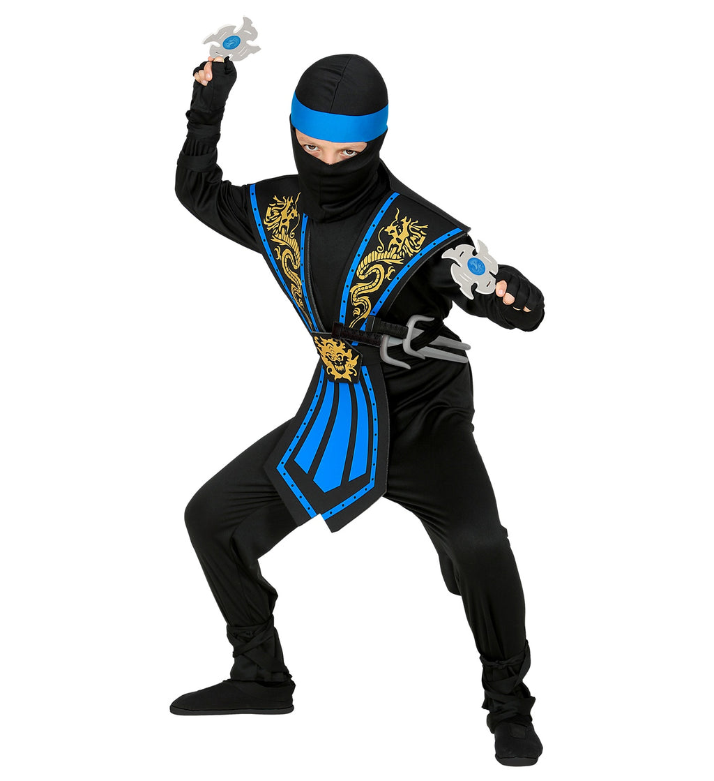 Blue Kombat Ninja Αποκριάτικη Στολή