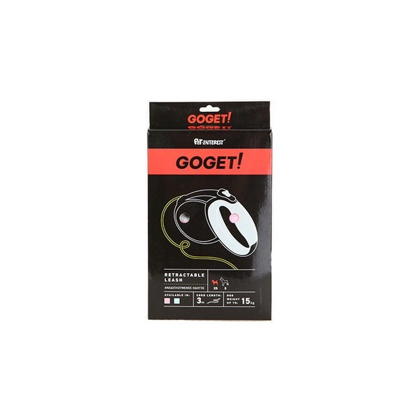 GoGet Αυτόματος Οδηγος 3m Ροζ Μέχρι 15Kg Κορδόνι
