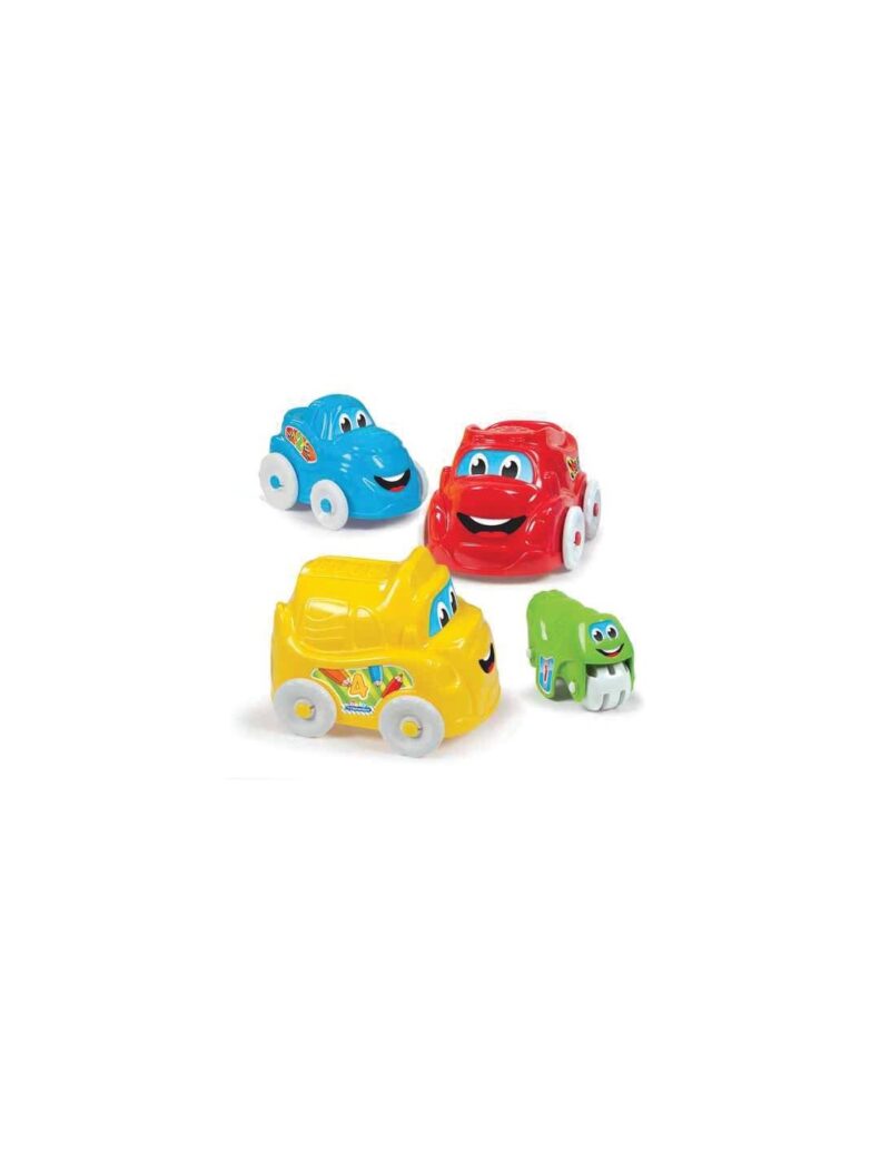 Baby Clementoni Πυραμίδα Χαρούμενα Αυτοκίνητα 1000-17111
