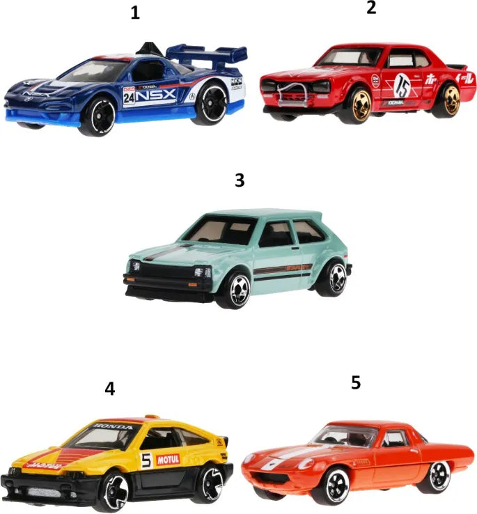Hot Wheels Αυτοκινητάκια J Imports-5 Σχέδια